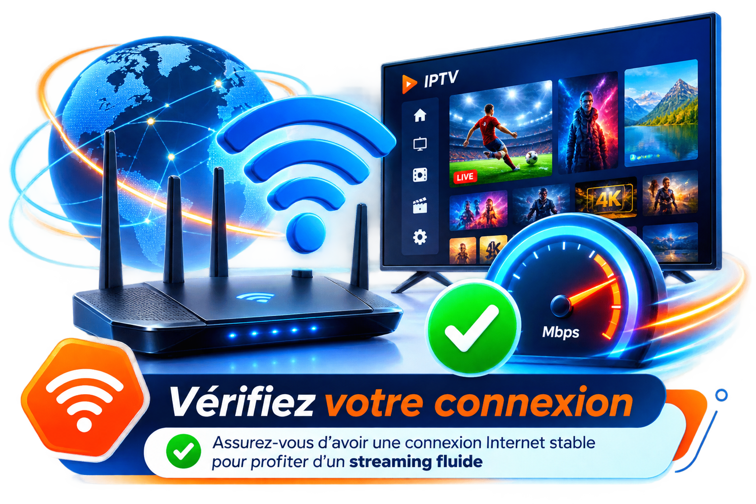 connexion pour IPTV