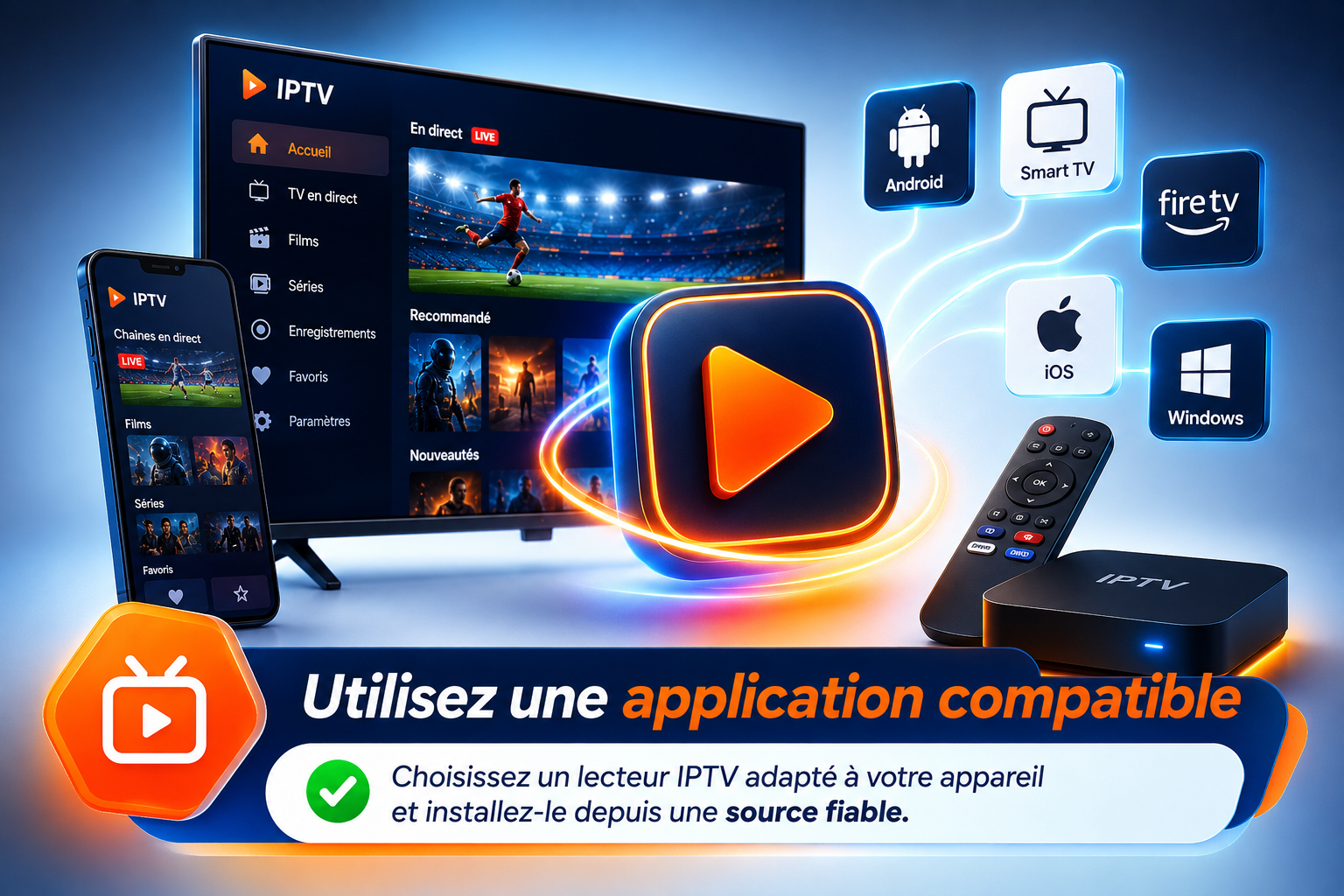 application compatible IPTV