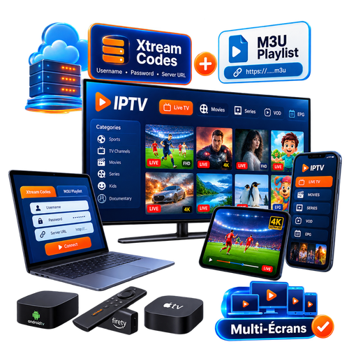 configuration accès IPTV