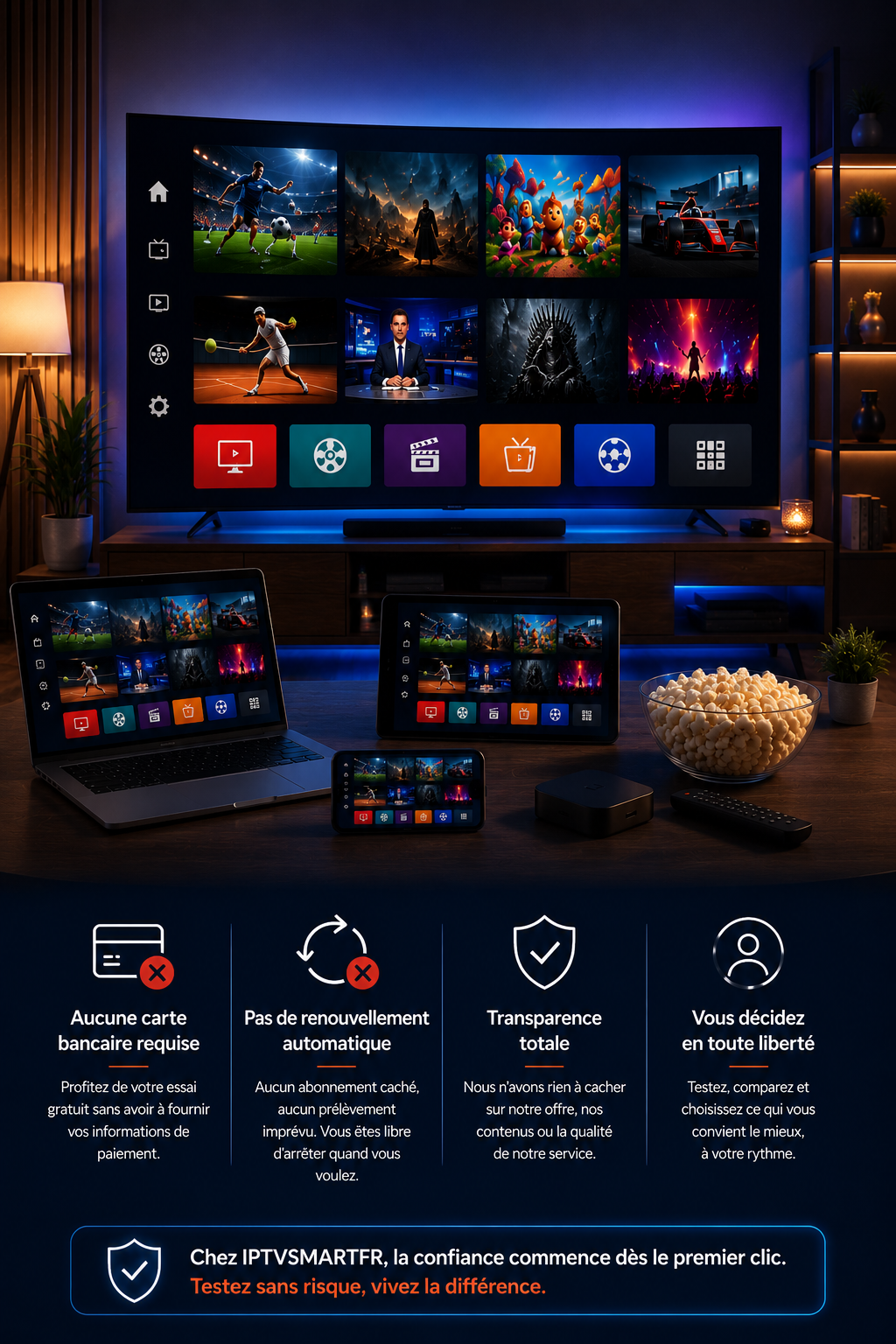 iptv essai gratuit sans engagement
