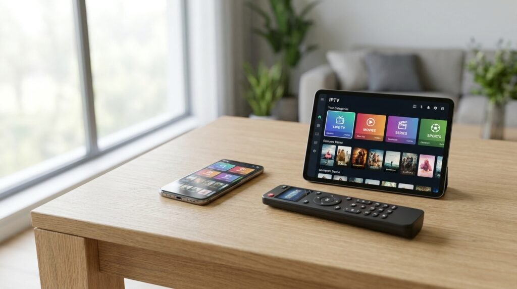 Abonnement IPTV stable compatible avec smartphone, tablette et boîtier TV