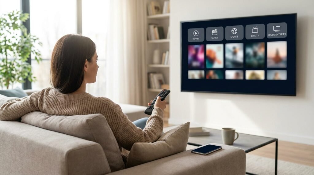 Tester un abonnement French IPTV sur une télévision connectée